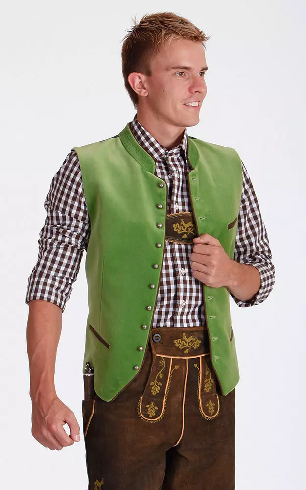 Weste Herbert, apfel/braun