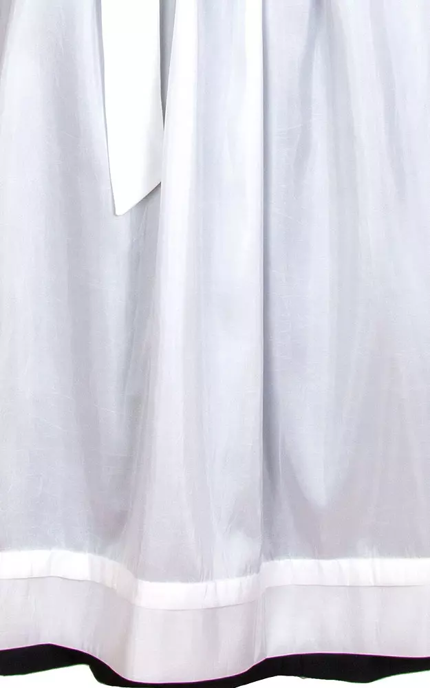 Schürze Taft, weiß