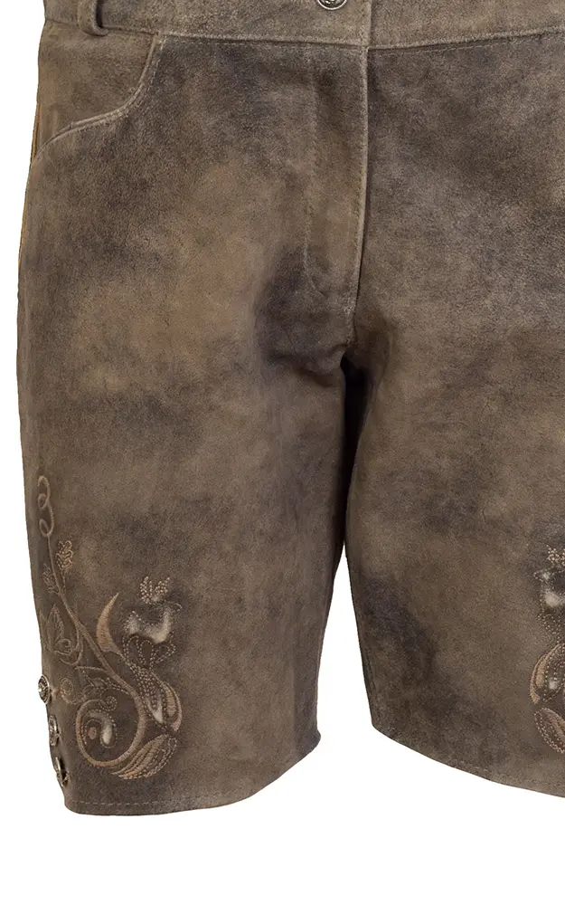 Damenlederhose Mila, beige