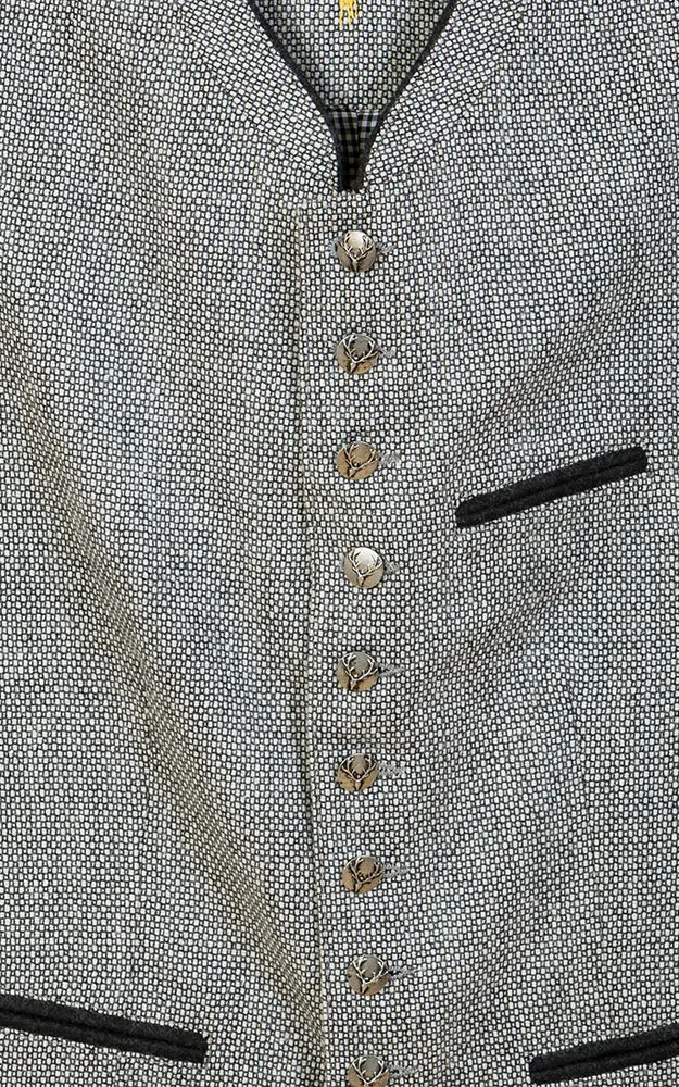 Weste WS 1167, schwarz/weiß