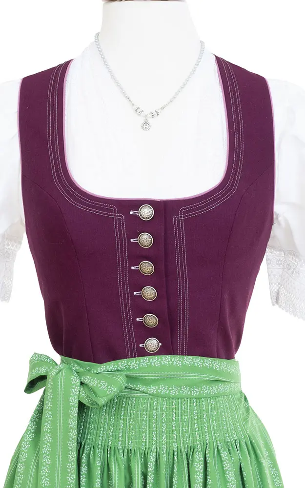 Blusendirndl Eibsee /E lila, ohne Schürze