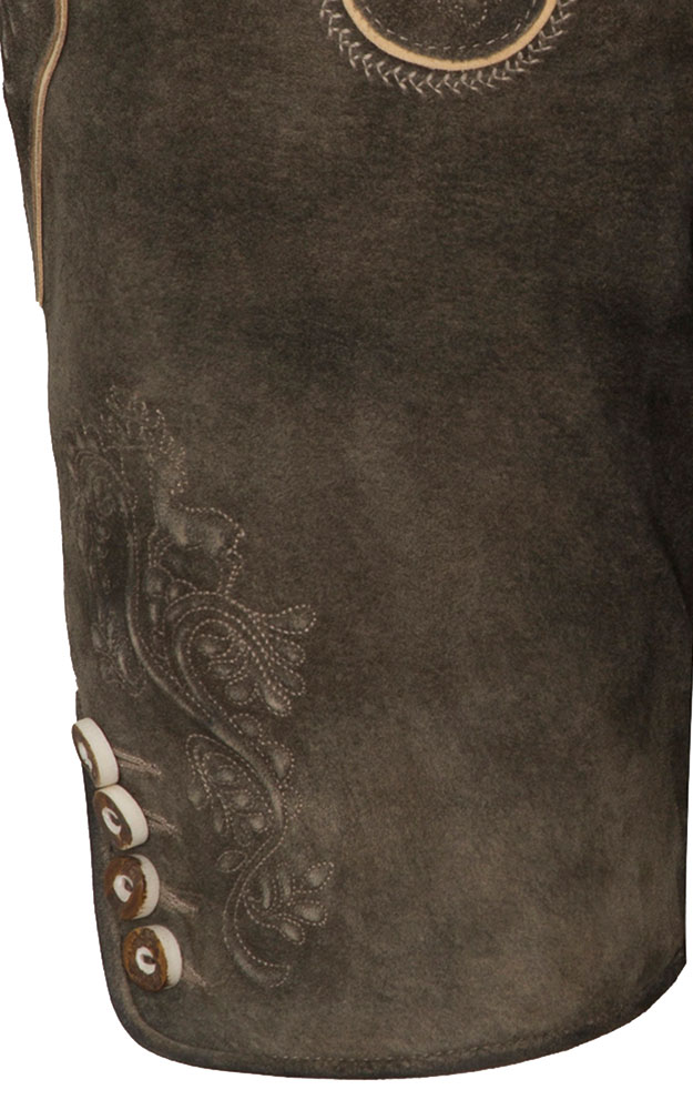 Lederhose Everest mit Gürtel, vulkan