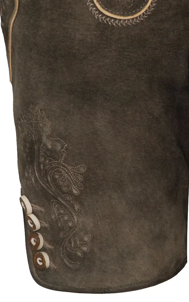 Lederhose Everest mit Gürtel, vulkan