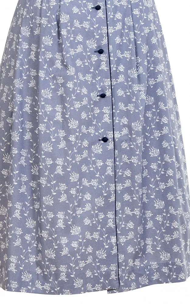 Kleid Grassau /E blau, ohne Schürze