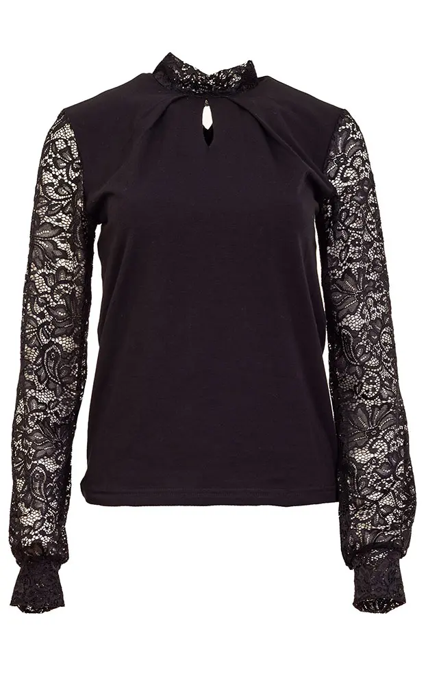 Trachtenbluse 9605 81100, schwarz