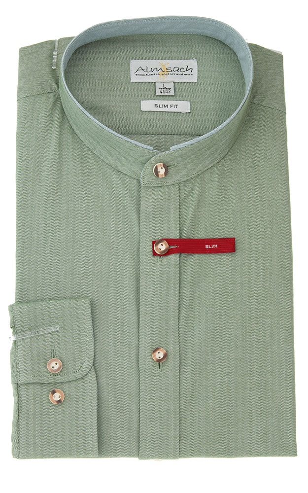 Hemd 9123 SK, mint - Slim fit