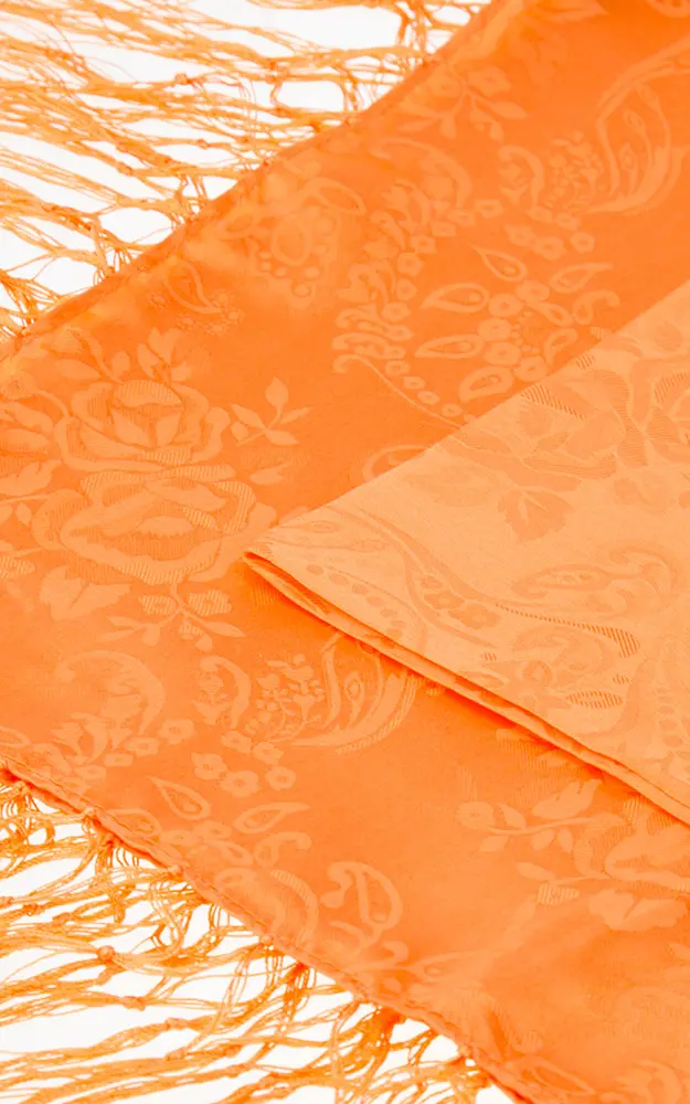 Seidentuch Nr. 33, orange