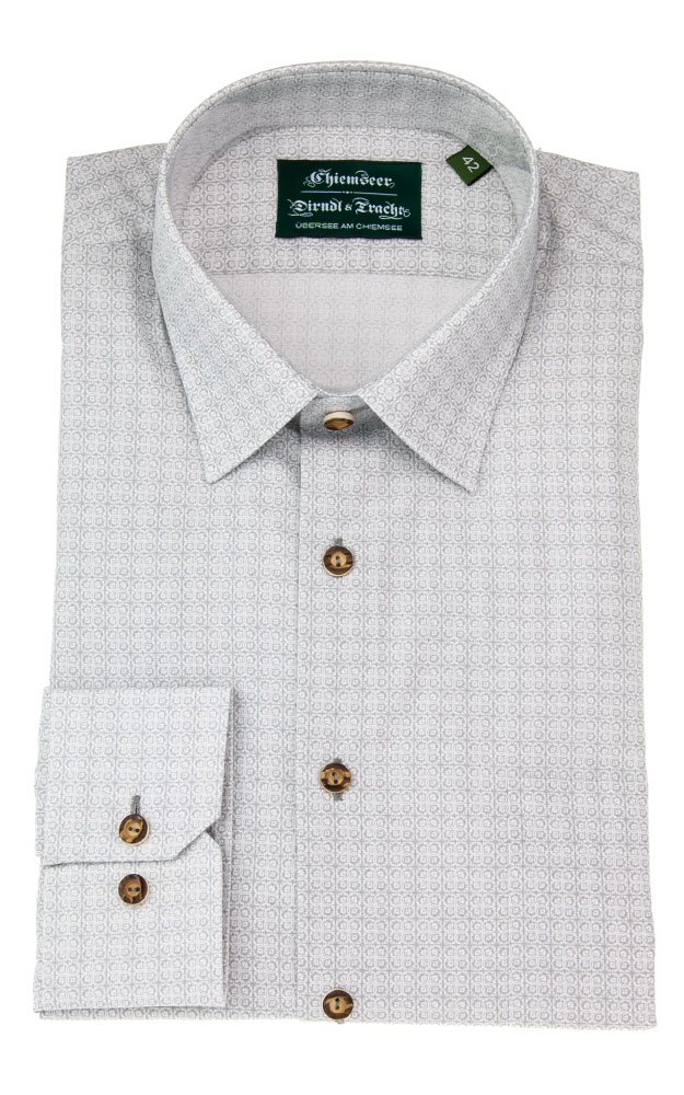 Hemd 2444 3702 32, grau - Slim fit