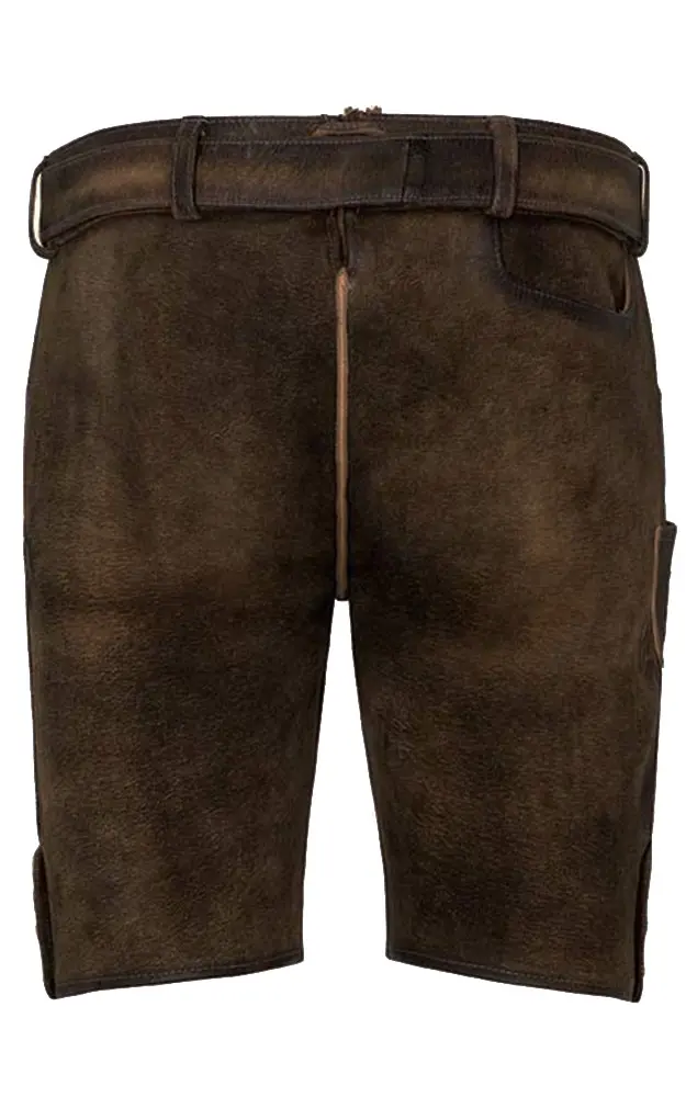 Lederhose Wayen mit Gürtel, vulkan