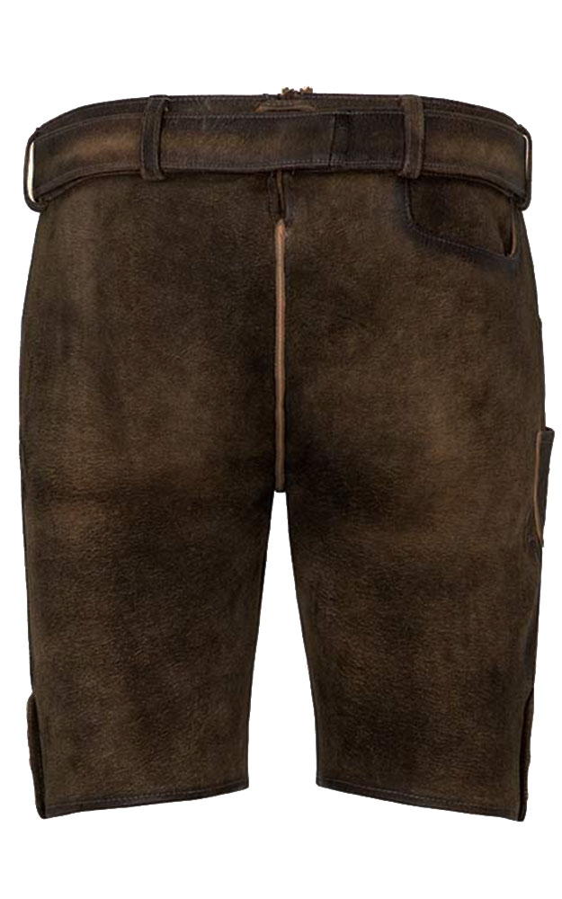 Lederhose Wayen mit Gürtel, vulkan