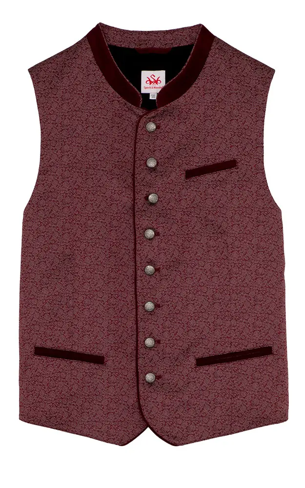 Weste Benson, dunkelrot