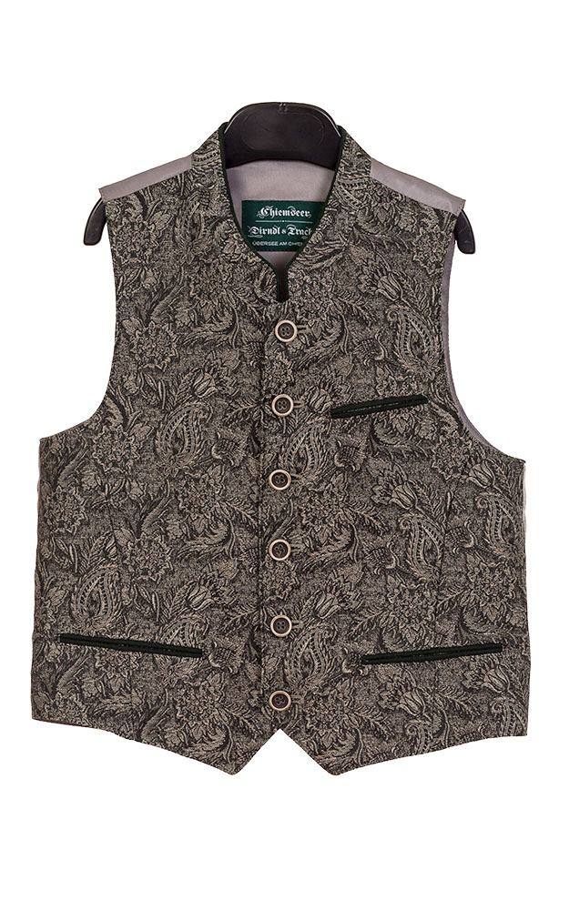 Kinderweste Florian, grün/beige