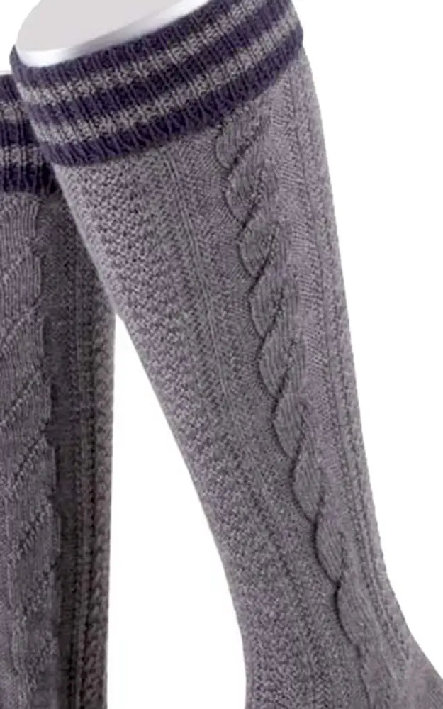 Kniestrümpfe L8995R, anthrazit/marine