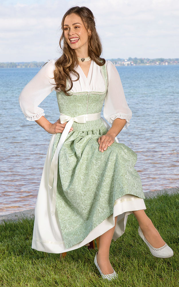 Blusendirndl Guldental, mit Schürze