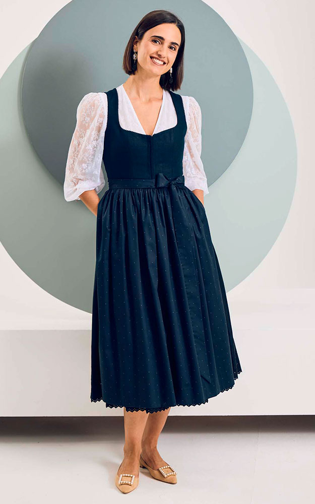 Dirndlbluse 61167, weiß