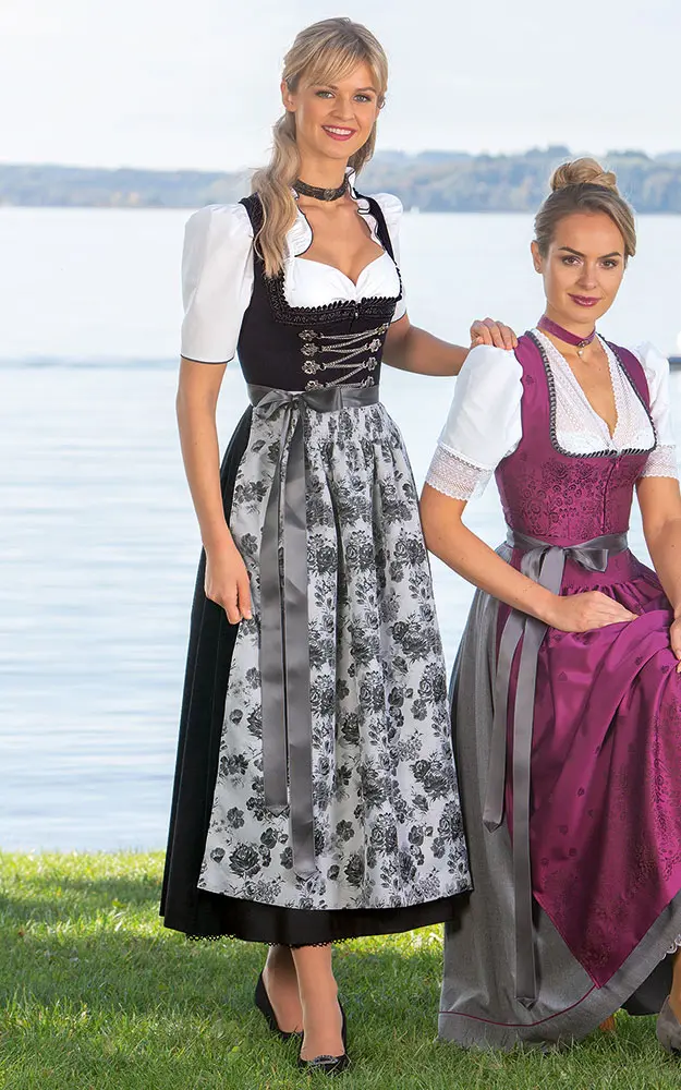 Schürze Wallersee, grau