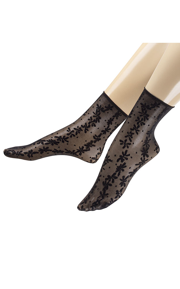 Damen-Socken Laura, schwarz