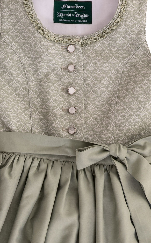 Kinderdirndl Pia 9919 mit Schürze, lindgrün