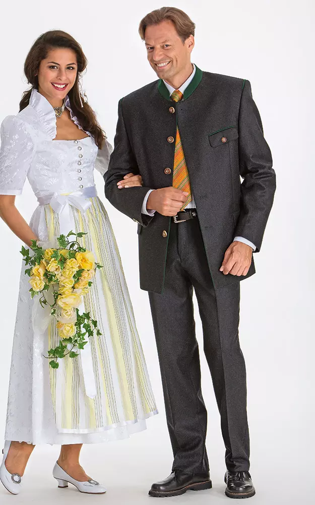 Trachtenanzug Theo, anthrazit