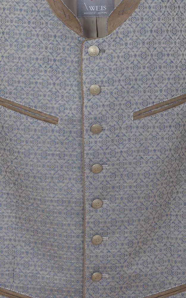Weste Bodensee 347012, beige/blau