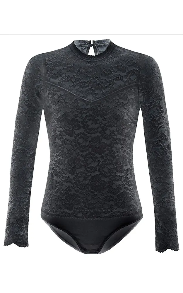 Trachtenbody 11 0006 08, schwarz