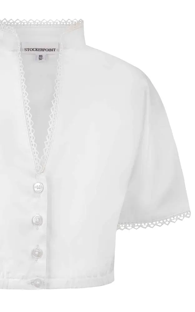 Kinderbluse Susi, weiß