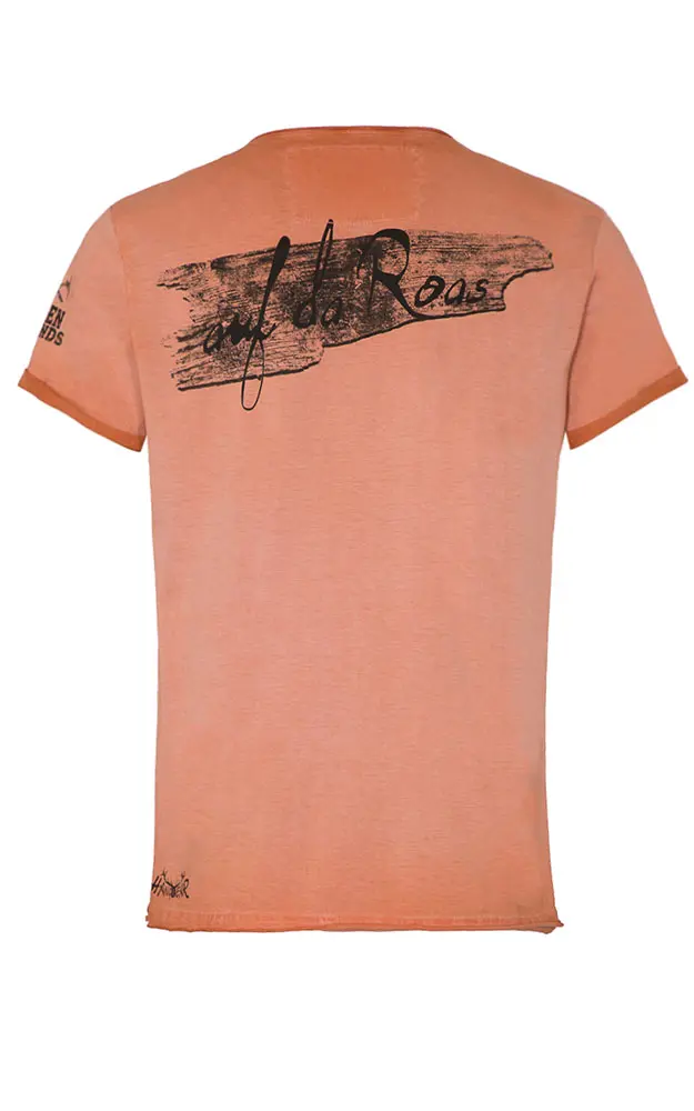 T-Shirt Alpenbiker, orange