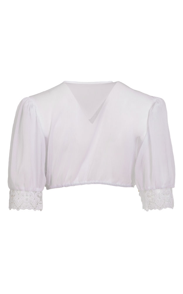 Dirndlbluse 61139, weiß