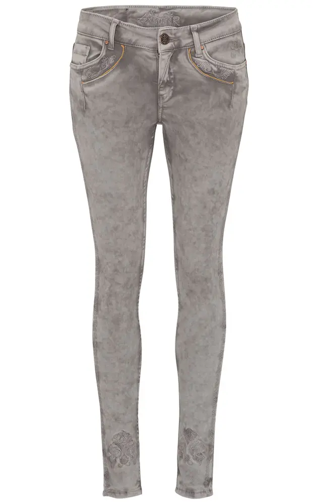 Trachtenjeans 71242, hellgrau