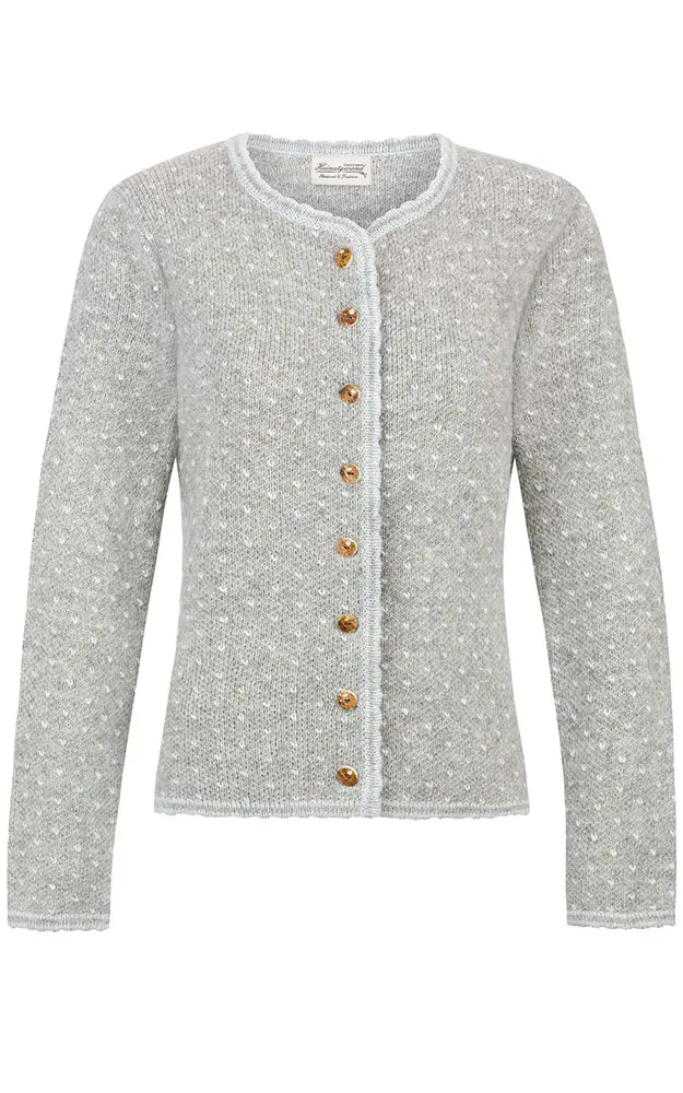 Strickjacke Betty, hellgrau