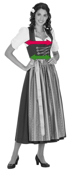 Damengrößentabelle Info